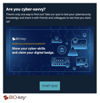 Are you cyber-savvy quiz screenshot