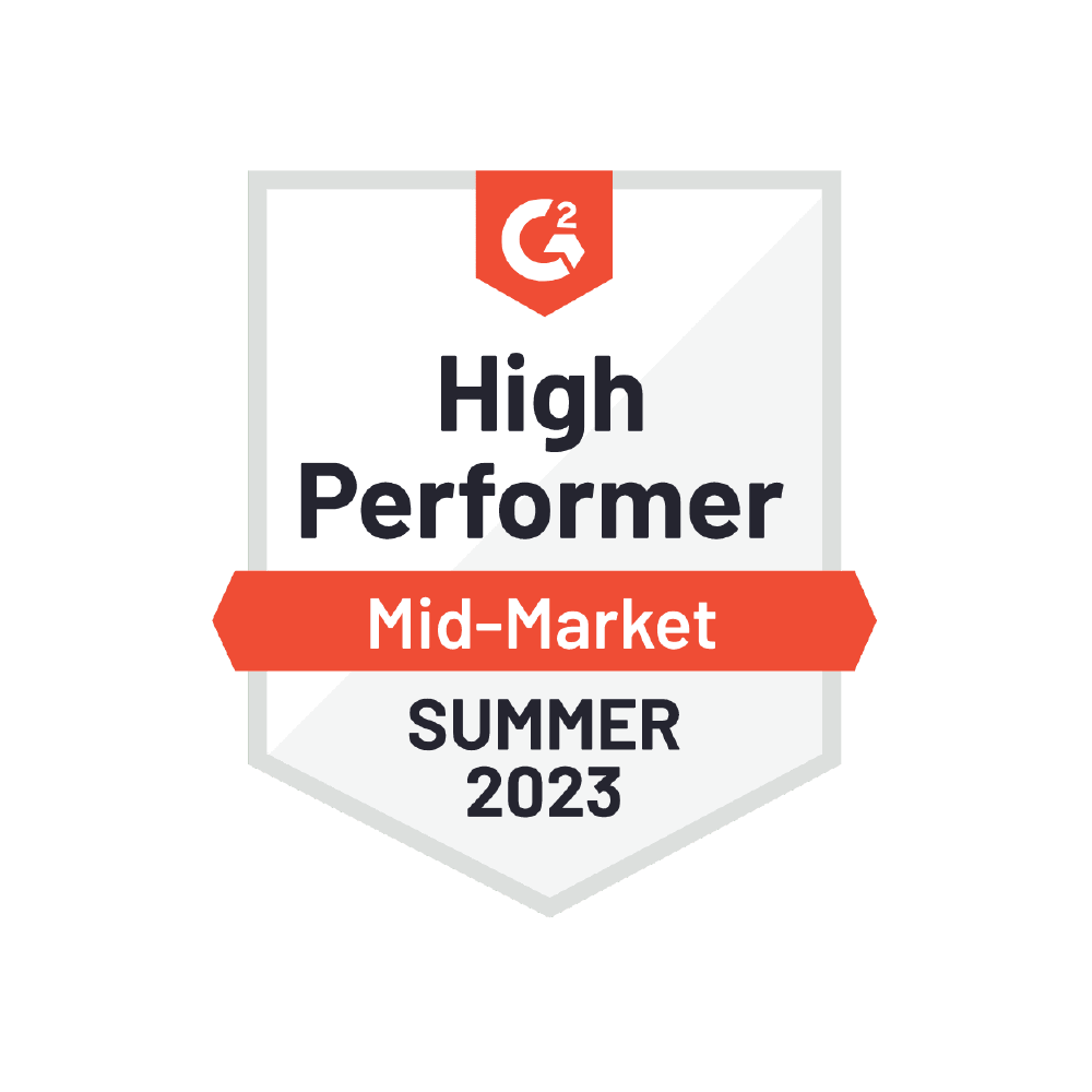 G2 High Performer Mid-Market_Summer 2023