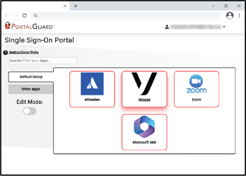 PortalGuard SSO Jump Page