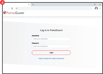 PortalGuard login screen 2